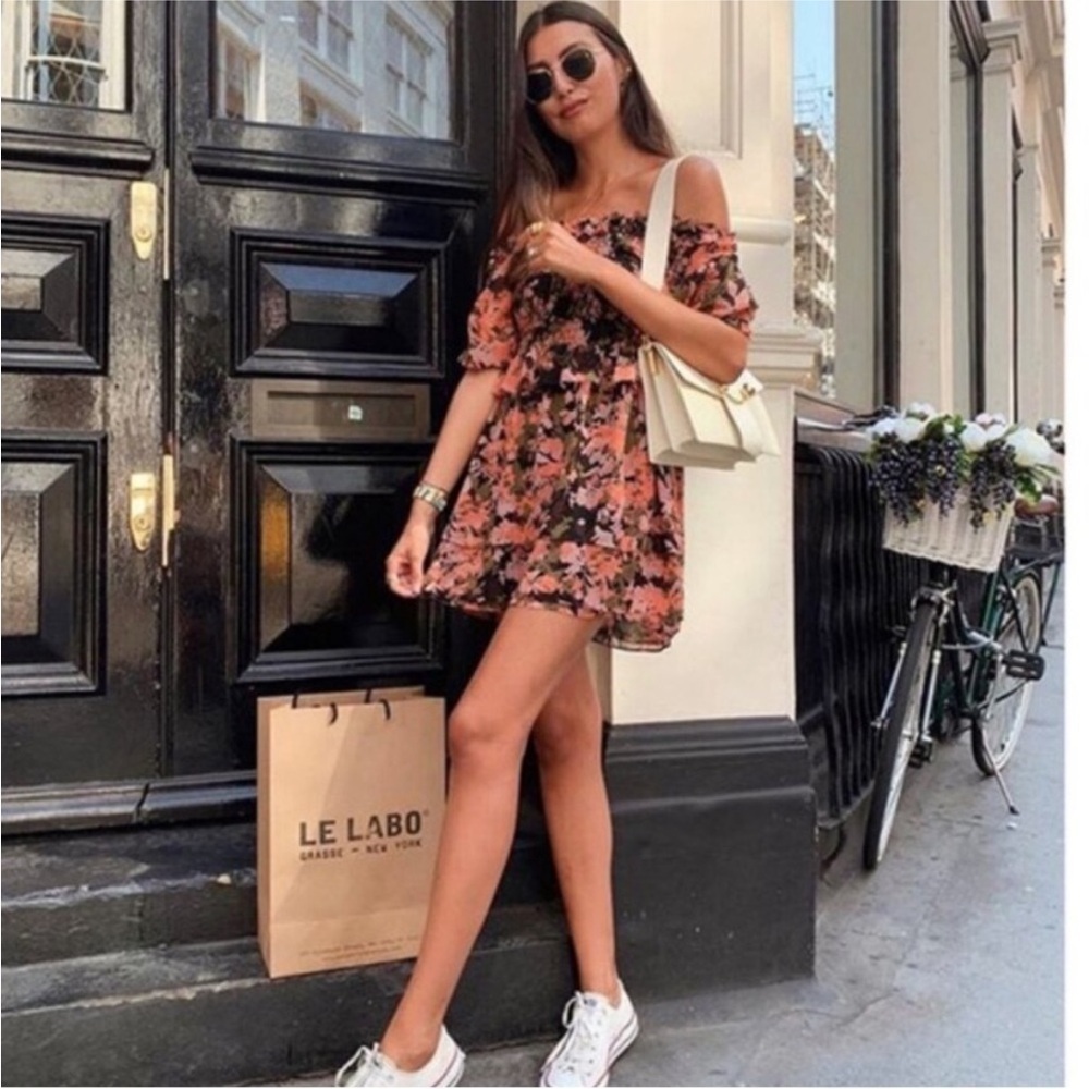 Misa Los Angeles Cela Mini Dress in Sunset Floral - Picture 2 of 9